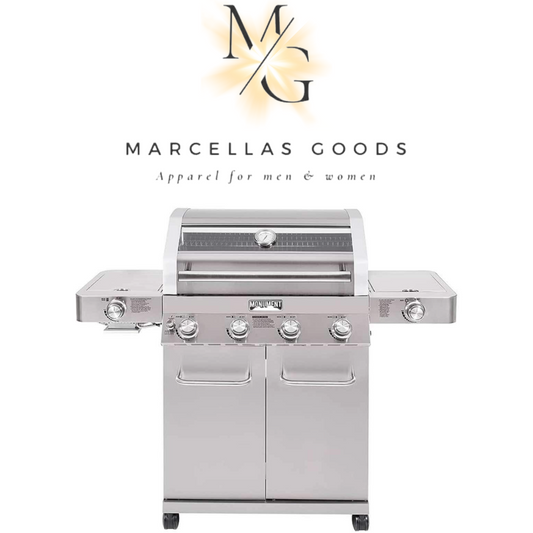 Monument Grills Larger 4-Burner Propane Gas Grills Stainless Steel